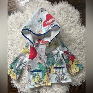 Kids Hooded Jacket with Cartoon Print